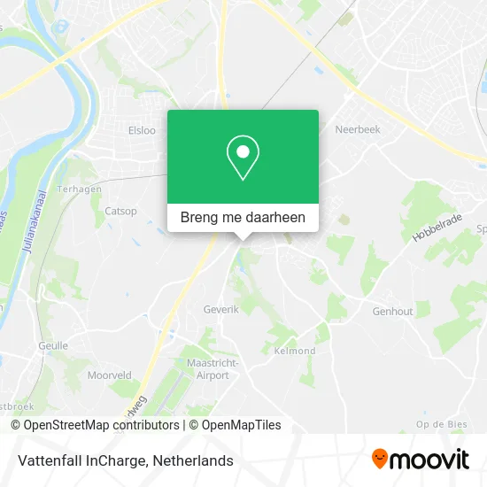 Vattenfall InCharge kaart