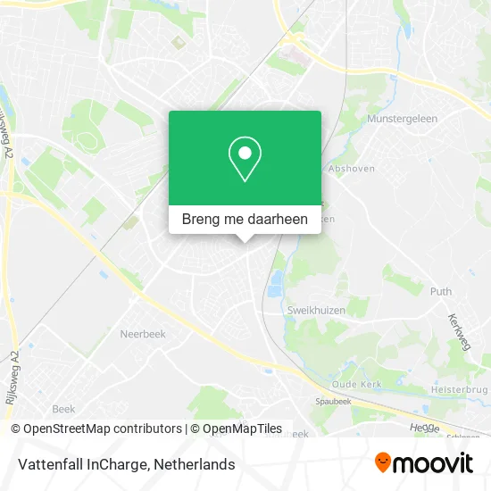 Vattenfall InCharge kaart