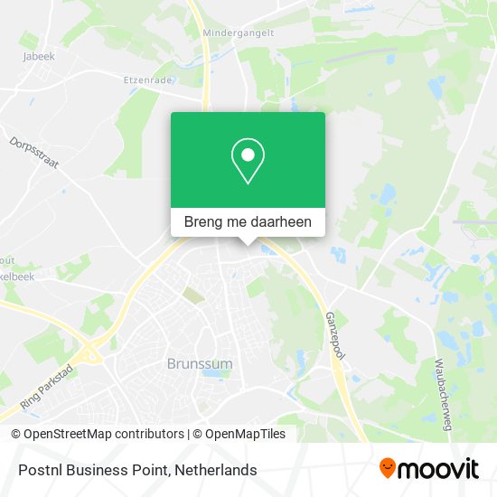 Postnl Business Point kaart