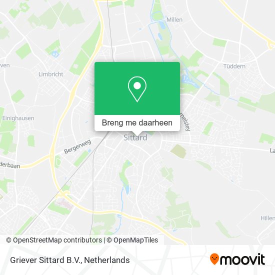Griever Sittard B.V. kaart