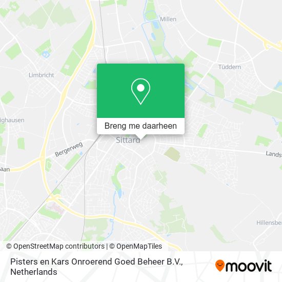 Pisters en Kars Onroerend Goed Beheer B.V. kaart