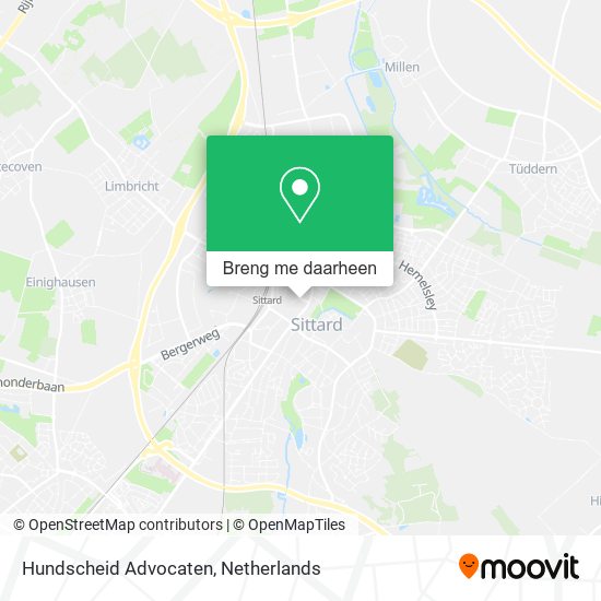 Hundscheid Advocaten kaart
