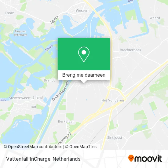 Vattenfall InCharge kaart