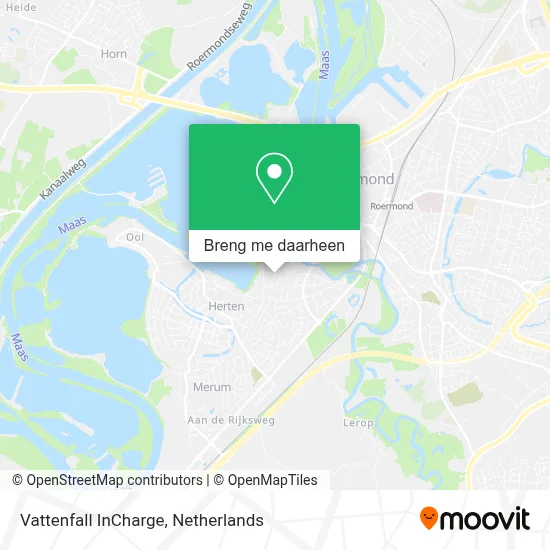 Vattenfall InCharge kaart