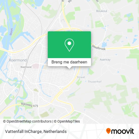 Vattenfall InCharge kaart