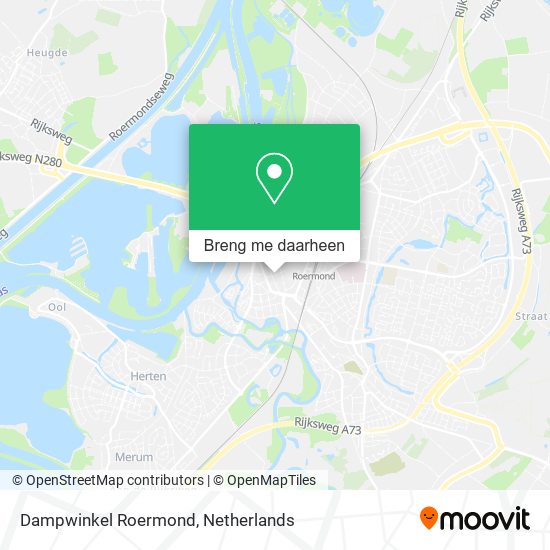 Dampwinkel Roermond kaart