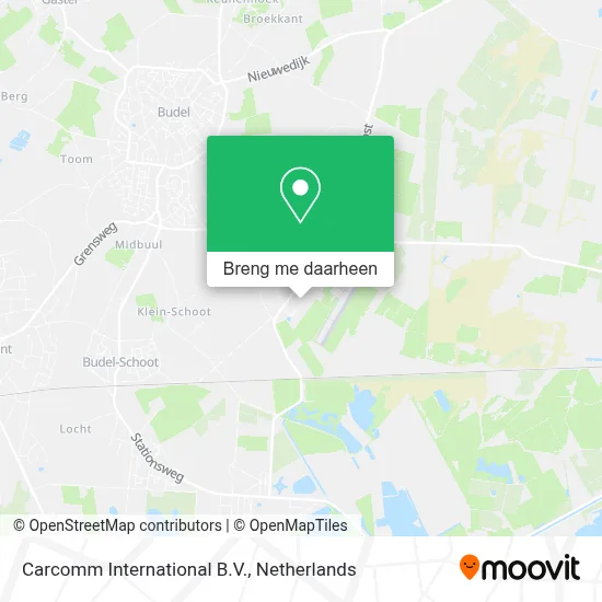 Carcomm International B.V. kaart