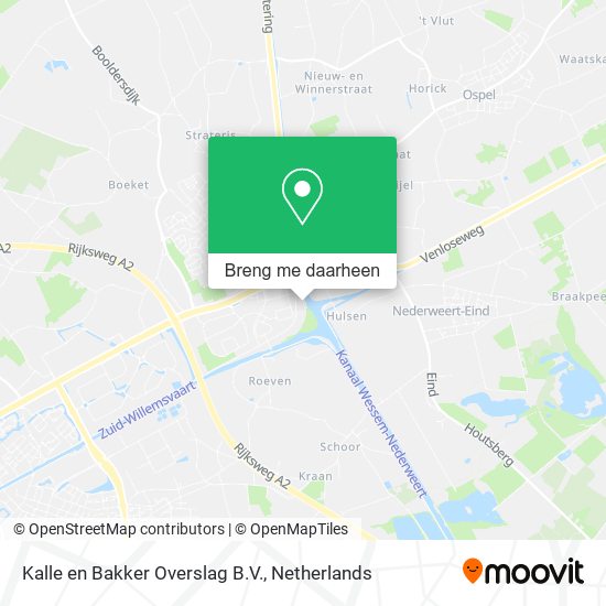 Kalle en Bakker Overslag B.V. kaart