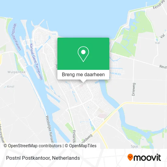 Postnl Postkantoor kaart