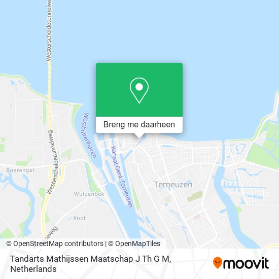 Tandarts Mathijssen Maatschap J Th G M kaart