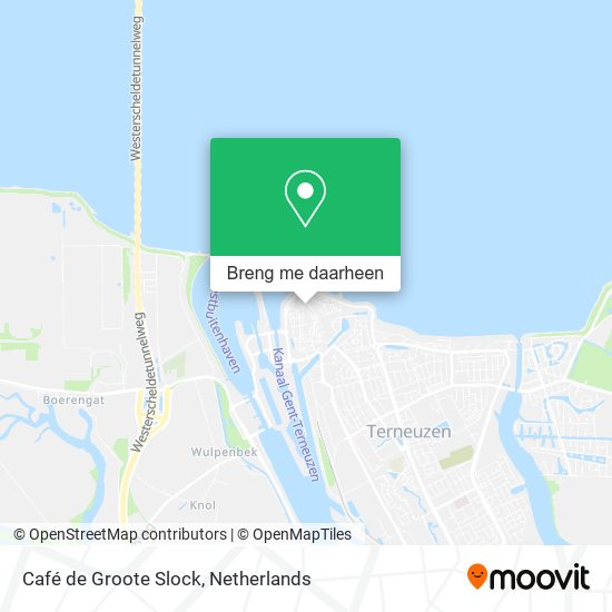 Café de Groote Slock kaart