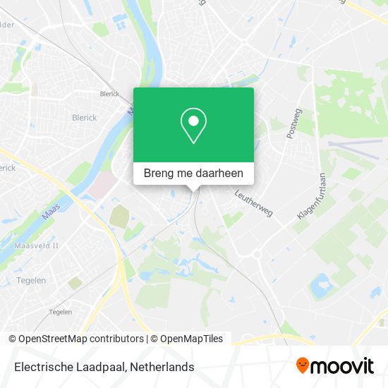 Electrische Laadpaal kaart