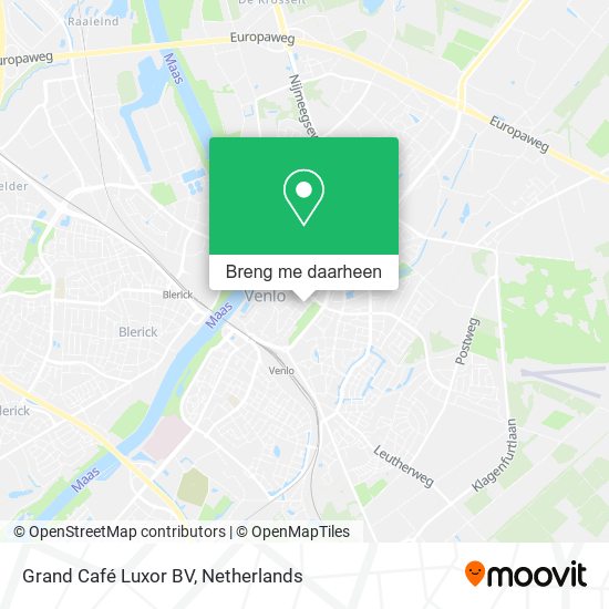 Grand Café Luxor BV kaart