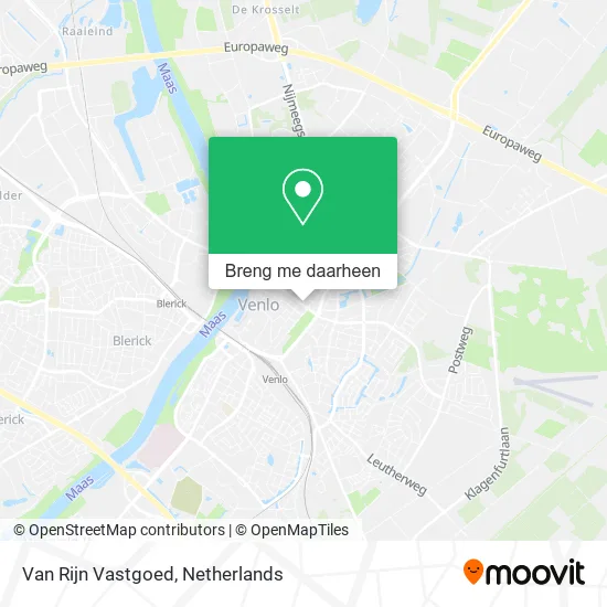 Van Rijn Vastgoed kaart