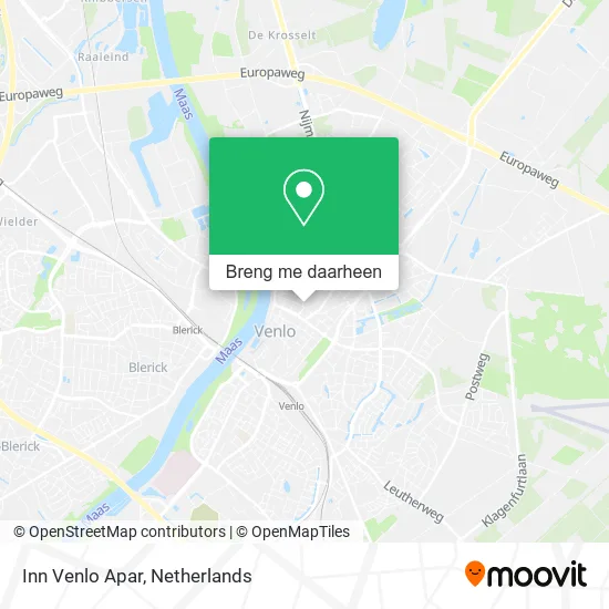 Inn Venlo Apar kaart