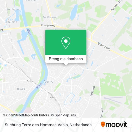 Stichting Terre des Hommes Venlo kaart