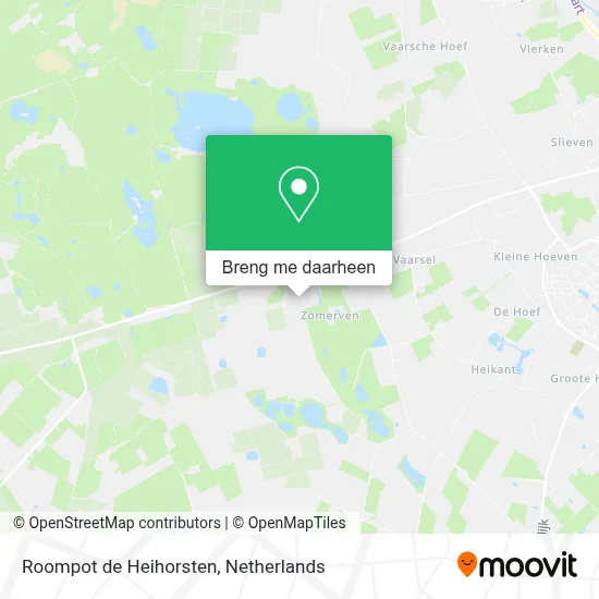 Roompot de Heihorsten kaart