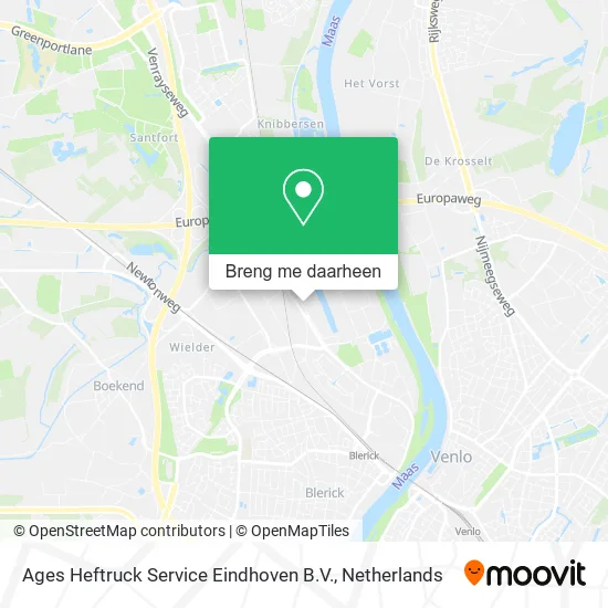 Ages Heftruck Service Eindhoven B.V. kaart