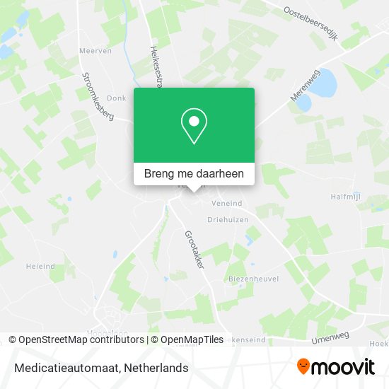 Medicatieautomaat kaart