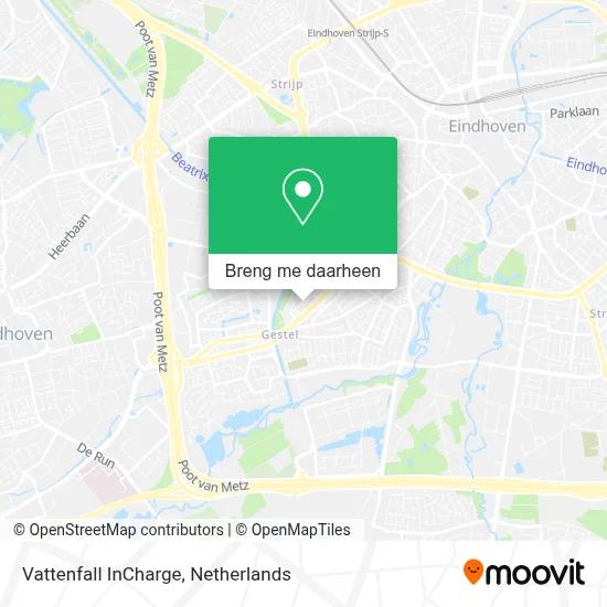 Vattenfall InCharge kaart