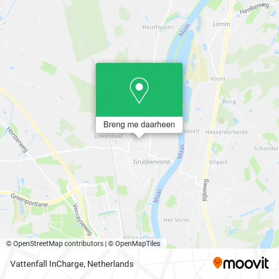 Vattenfall InCharge kaart