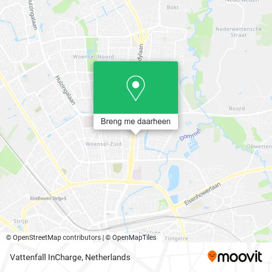 Vattenfall InCharge kaart