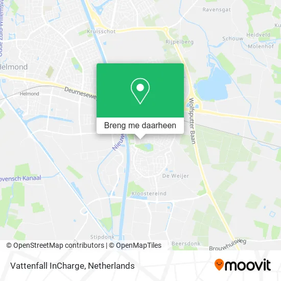 Vattenfall InCharge kaart