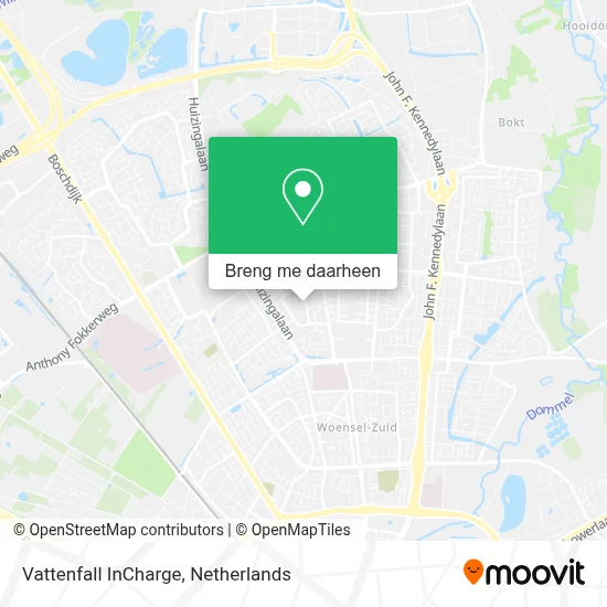 Vattenfall InCharge kaart