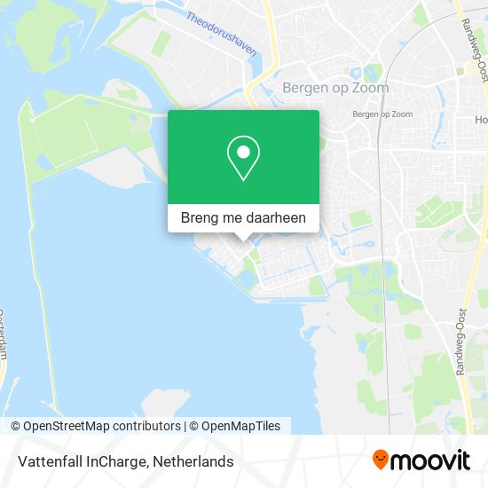 Vattenfall InCharge kaart
