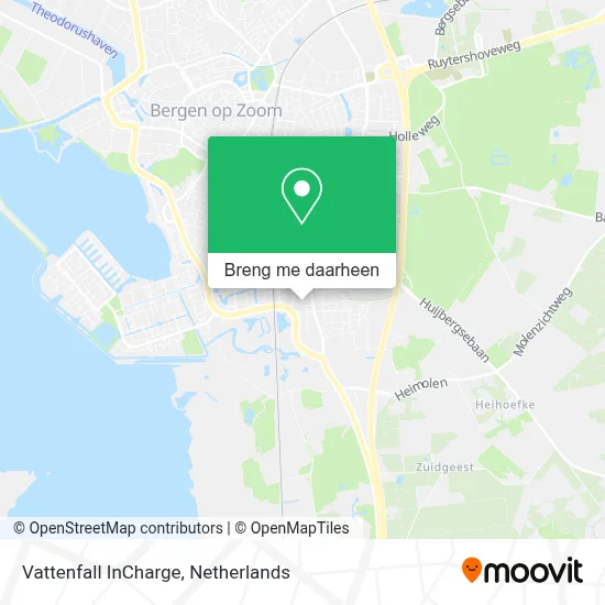 Vattenfall InCharge kaart