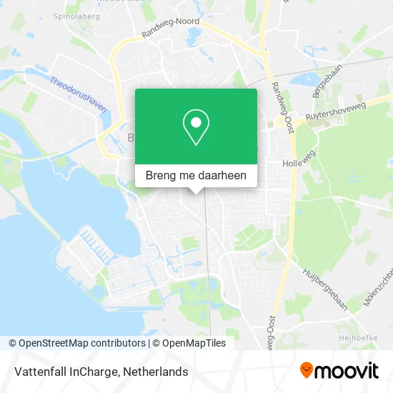 Vattenfall InCharge kaart