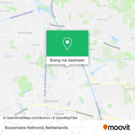 Bouwmans Helmond kaart