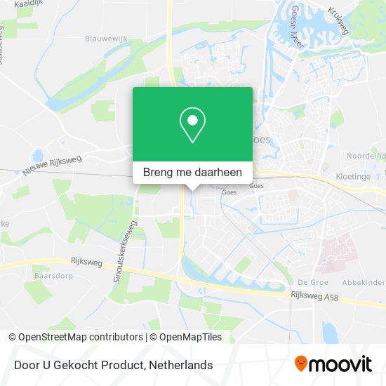 Door U Gekocht Product kaart