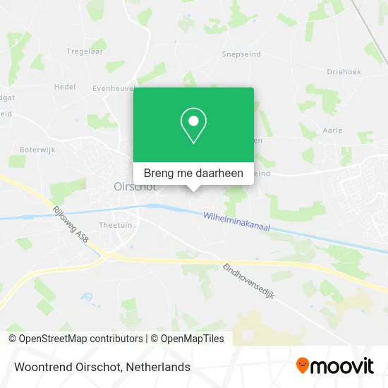 Woontrend Oirschot kaart