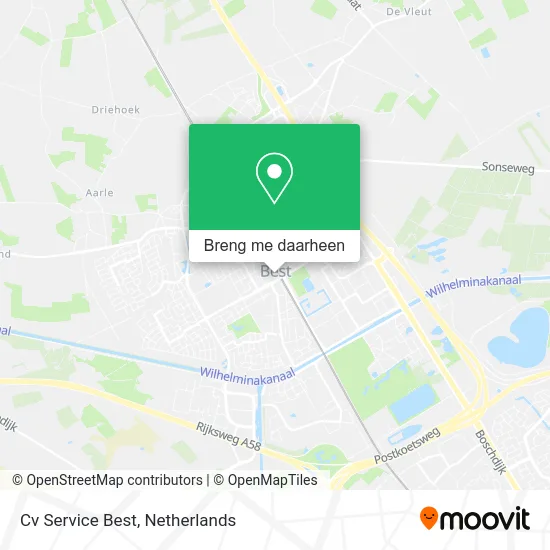 Cv Service Best kaart