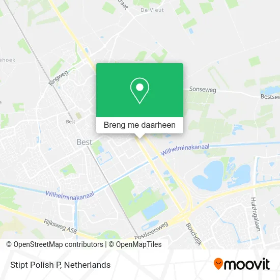 Stipt Polish P kaart