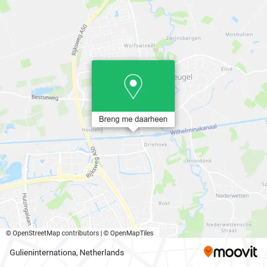 Gulieninternationa kaart