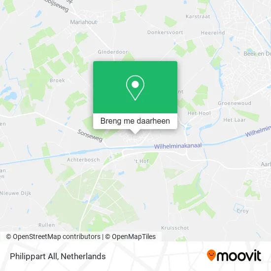 Philippart All kaart