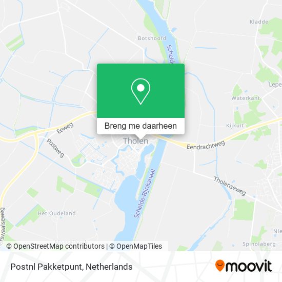 Postnl Pakketpunt kaart