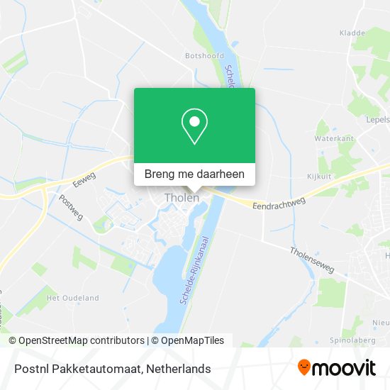 Postnl Pakketautomaat kaart