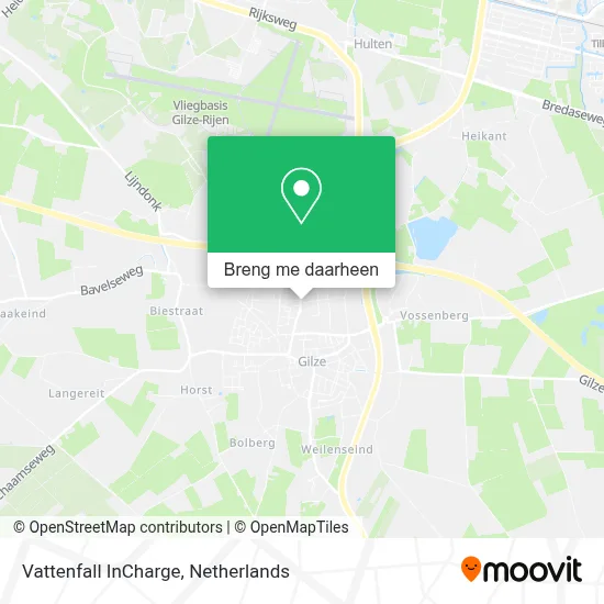 Vattenfall InCharge kaart
