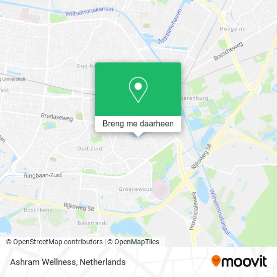 Ashram Wellness kaart
