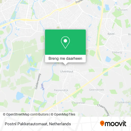 Postnl Pakketautomaat kaart