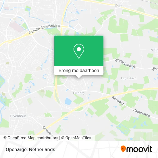 Opcharge kaart