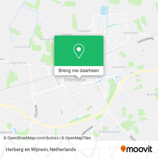 Herberg en Wijnwin kaart