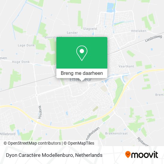 Dyon Caractère Modellenburo kaart
