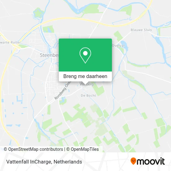 Vattenfall InCharge kaart