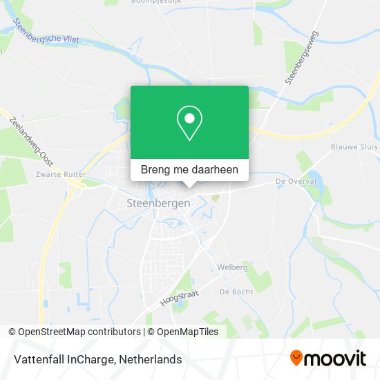 Vattenfall InCharge kaart