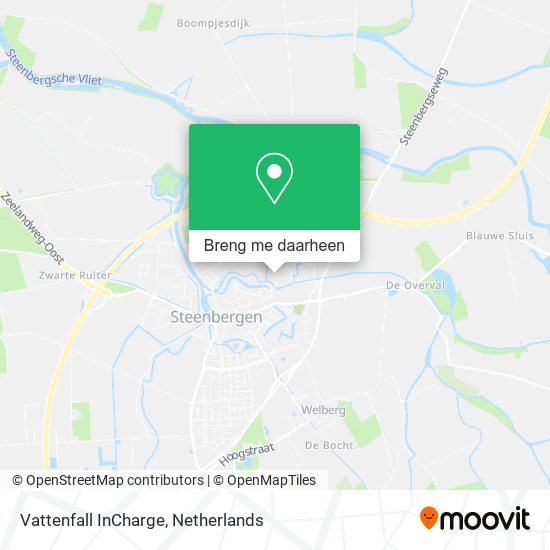 Vattenfall InCharge kaart