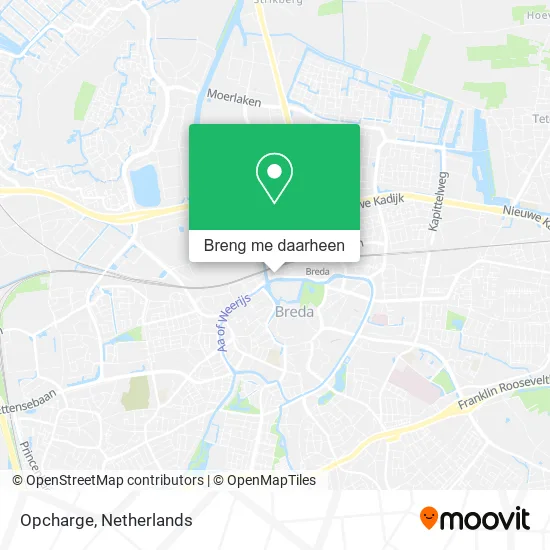 Opcharge kaart
